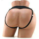 Fetish Fantasy Hollow Vibrating Strap-On in Black Pipedream